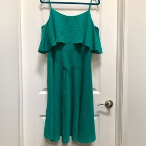 Ann Taylor factory green dress. Size 14